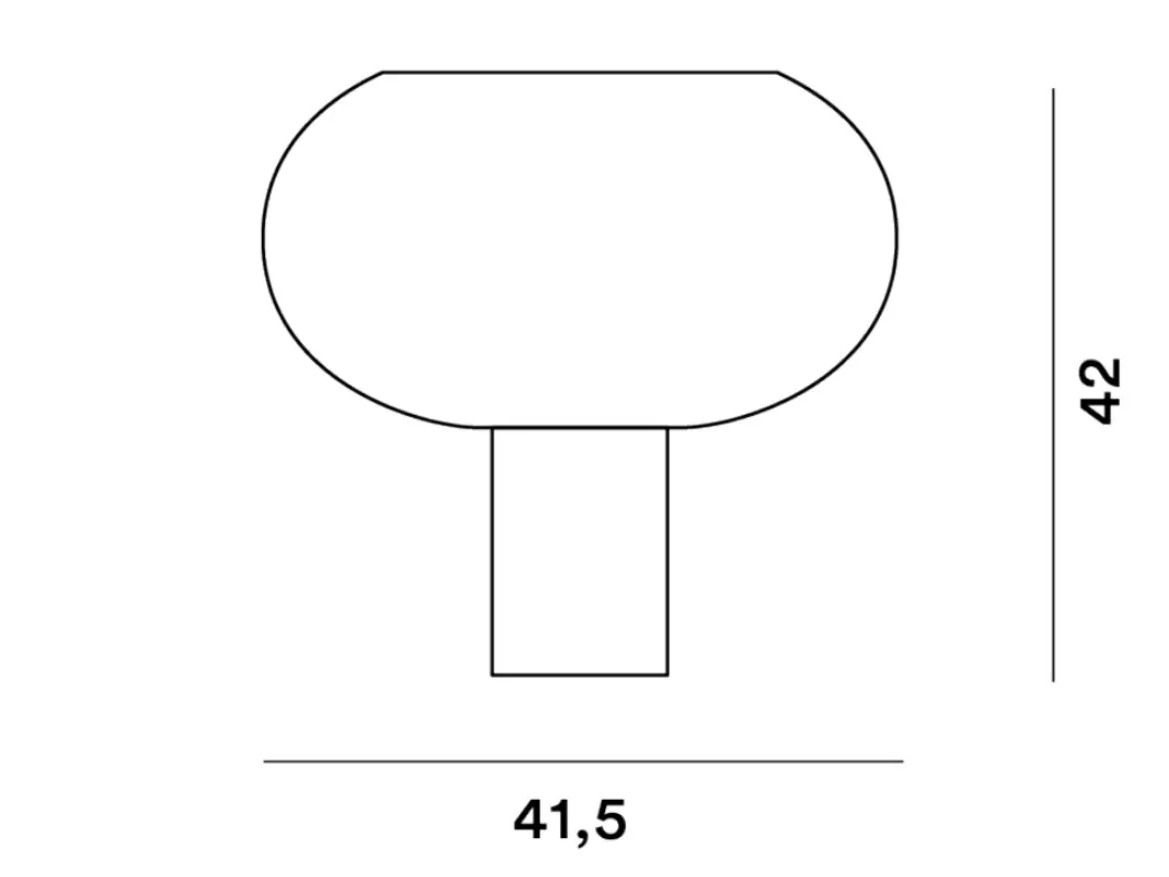 Настольная лампа из дутого стекла Foscarini Buds ARCH-00138429 - Вид №11