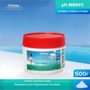 91727722 Регулятор уровня pH-минус Aqualeon в гранулах 0.5 кг STLM-0961411