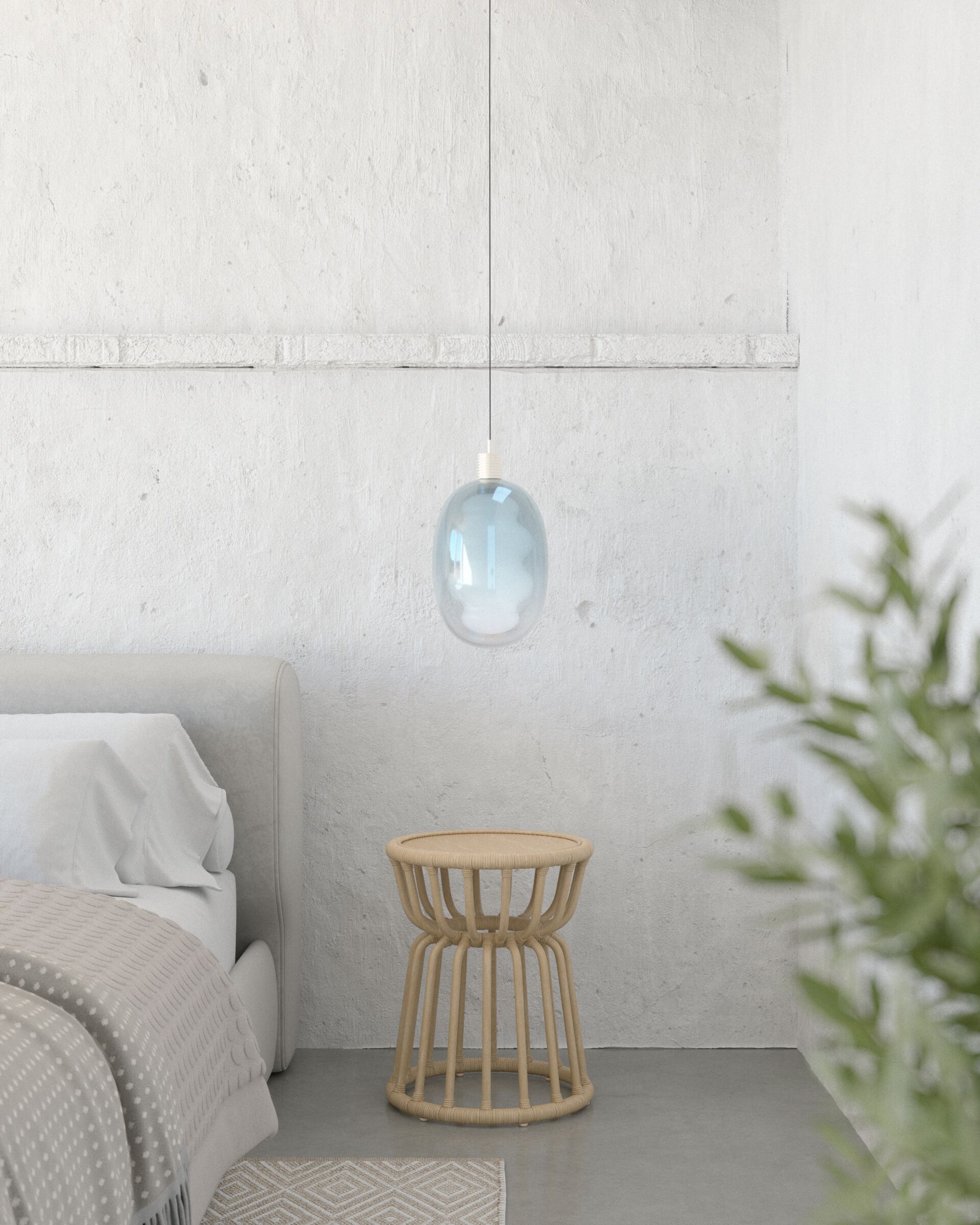 Стеклянный светодиодный подвесной светильник Cangini & Tucci Dalma ARCH-00113875 - Вид №1