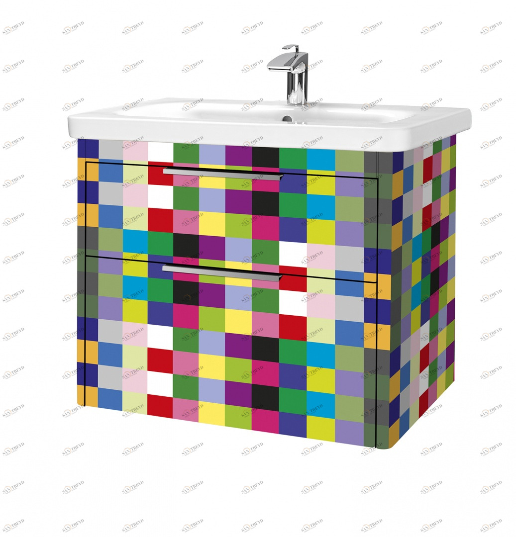 Тумба Enzo 100 подвесная под умывальник Durastyle 100, противоскользящая подложка DREJA 52587