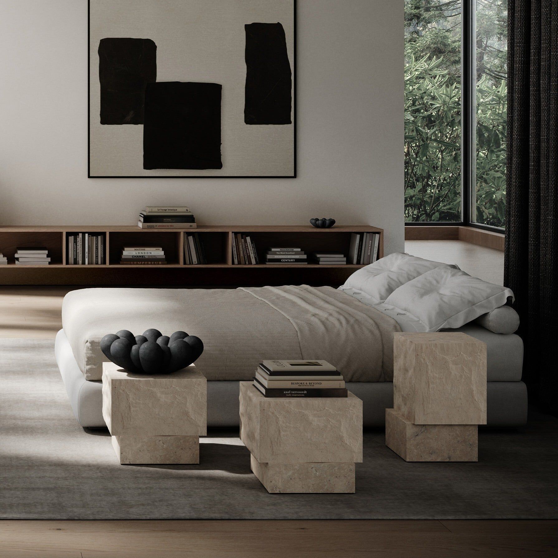 Низкий журнальный столик из известняка 101 Copenhagen Temple ARCH-00037919 - Вид №5