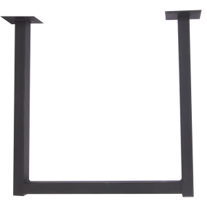 Подстолье для журнального столика 40 см оцинкованная сталь цвет черный глянцевый