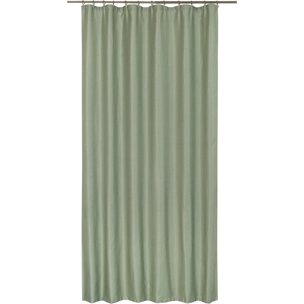 Штора на ленте 160х260 см цвет зеленая с точками 18707864 STLM-2037203 GARDEN 