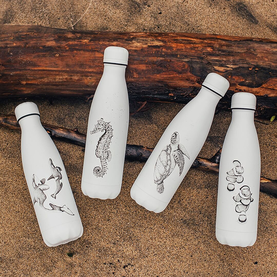 B500SL2SHR Термос sea life, seahorse, 500 мл Chilly's Bottles  - Вид №1