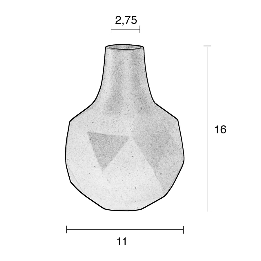 Ваза Bloom серая Zuiver 8200024 - Вид №6