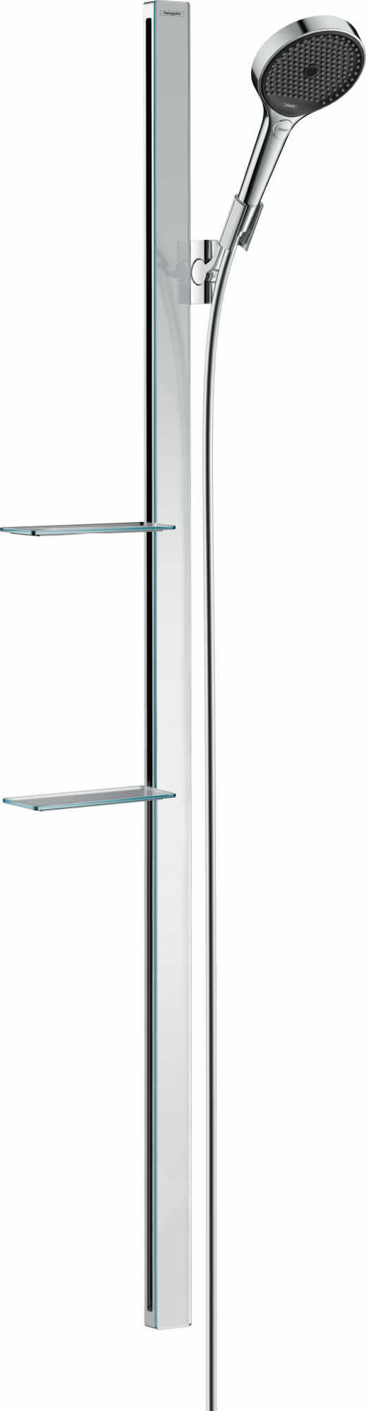 27674000 Rainfinity Душевой набор 130 3jet EcoSmart со штангой 150 см и мыльницей Hansgrohe 