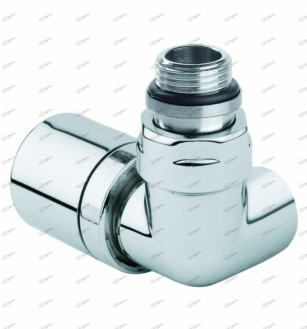 Carlo Poletti V76310EDX Клапан термостатический коаксиальный, правый или левый, с подключением для медной или пластиковой трубы 