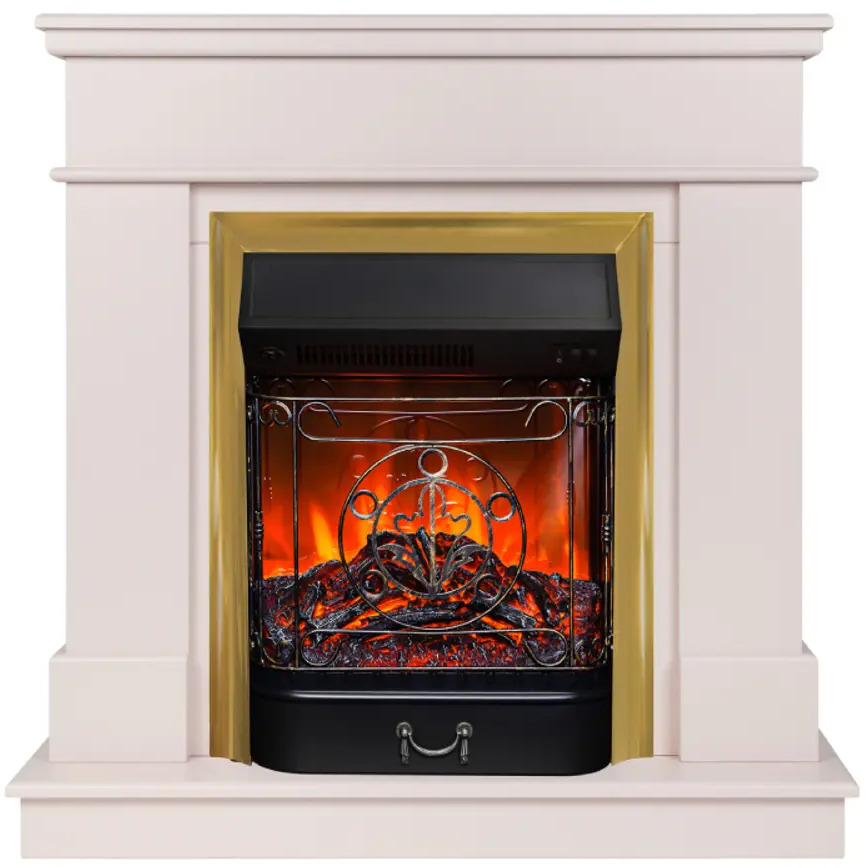 91357843 Каминокомплект Realflame Selena std pn-p012 с очагом Majestic lux br 750Вт пудра STLM-0937310