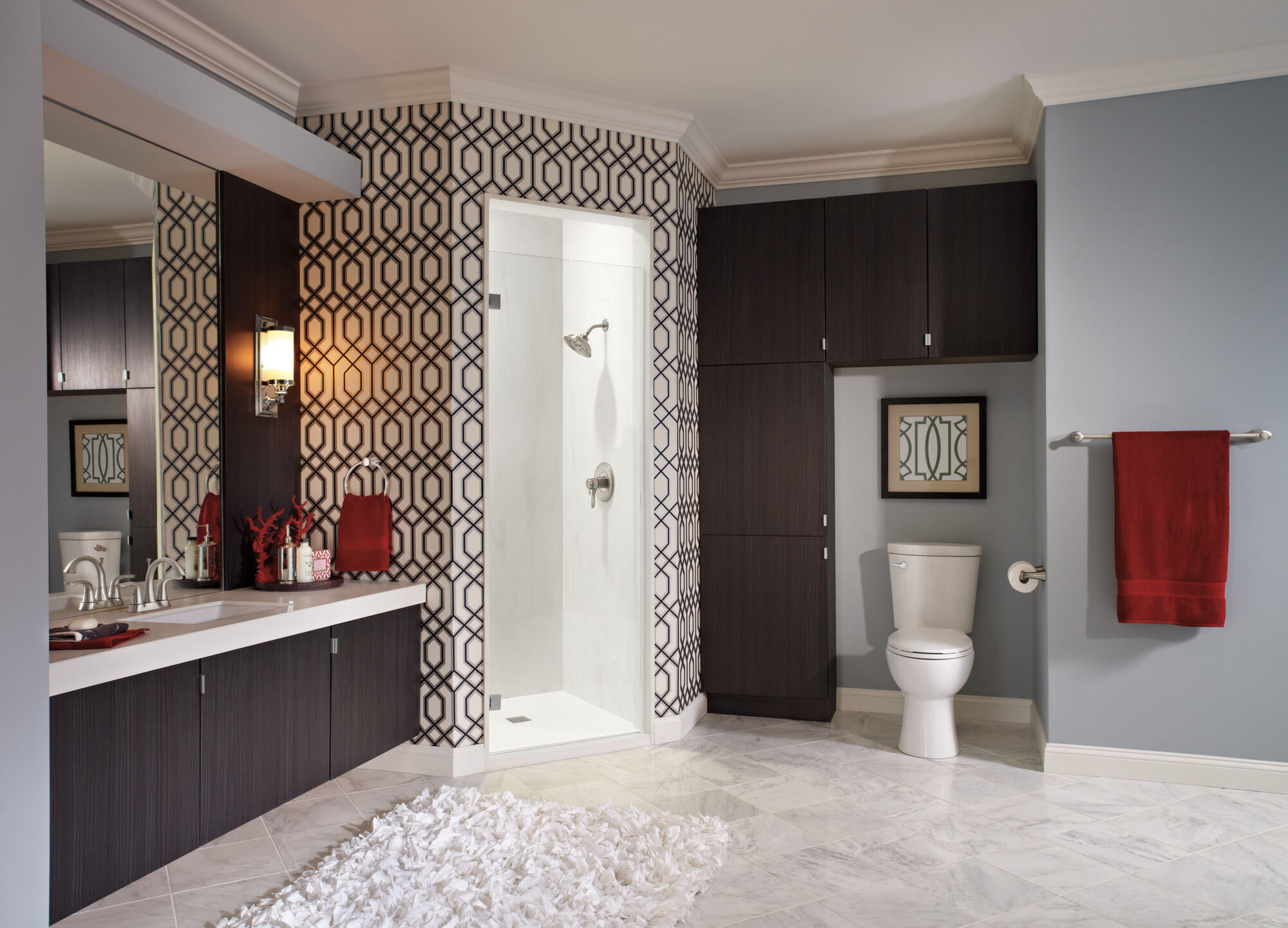 2538-SSMPU-DST Смеситель для ванной комнаты с двумя ручками Delta Faucet Lahara Нержавеющая сталь  - Вид №6