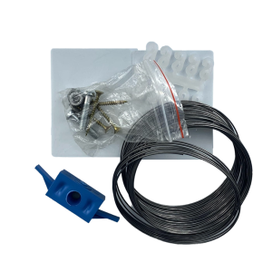 90668602 Карниз струнный двухрядный КСП10, 500 см, сталь, цвет белый STLM-0330994 КОСМОВЕНТ