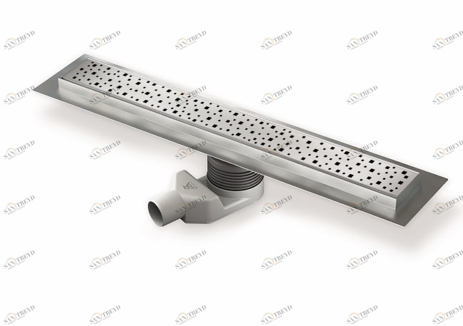 Цельнонержавеющий желоб ALPEN Square ALP N 850 S1 