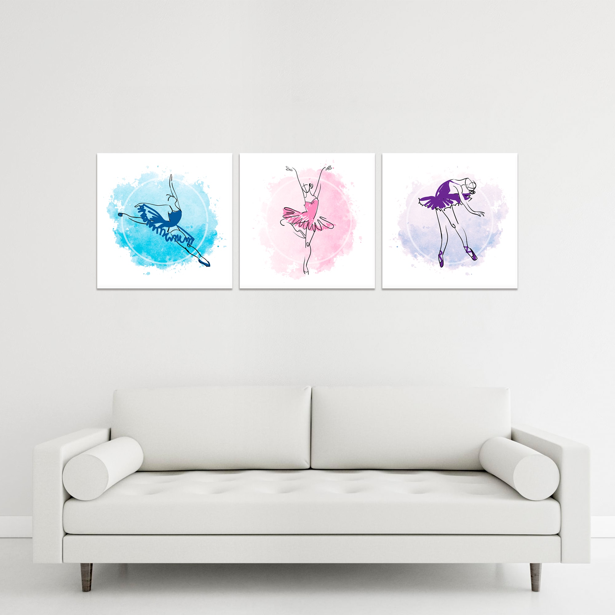 82241476 Мультимодуль на холсте «Балерины» 111х37 см Santreyd  - Вид №3