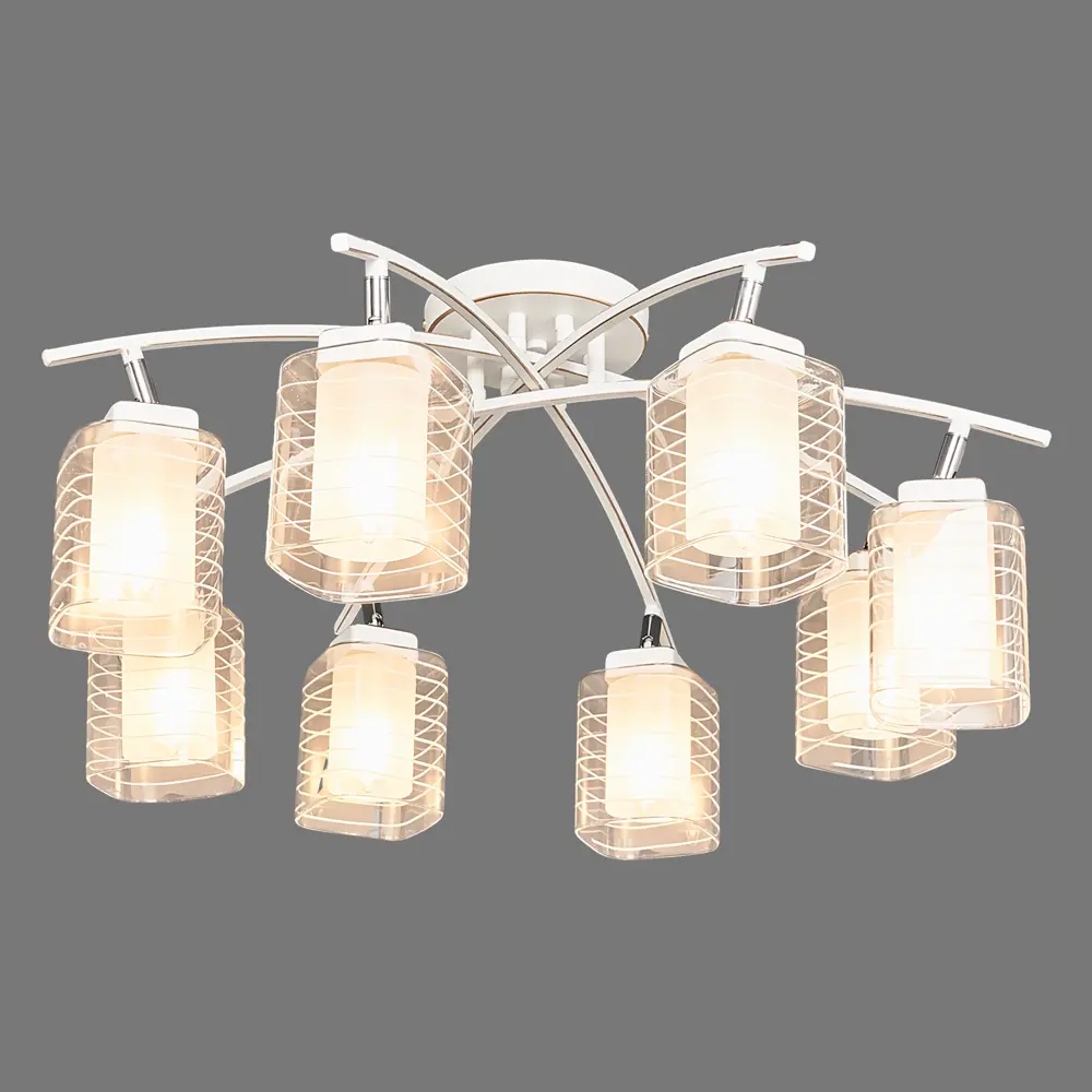 Люстра L1114-8 «Monreal» 8хE14х60 Вт LAMPLANDIA STLM-2145344 - Вид №2