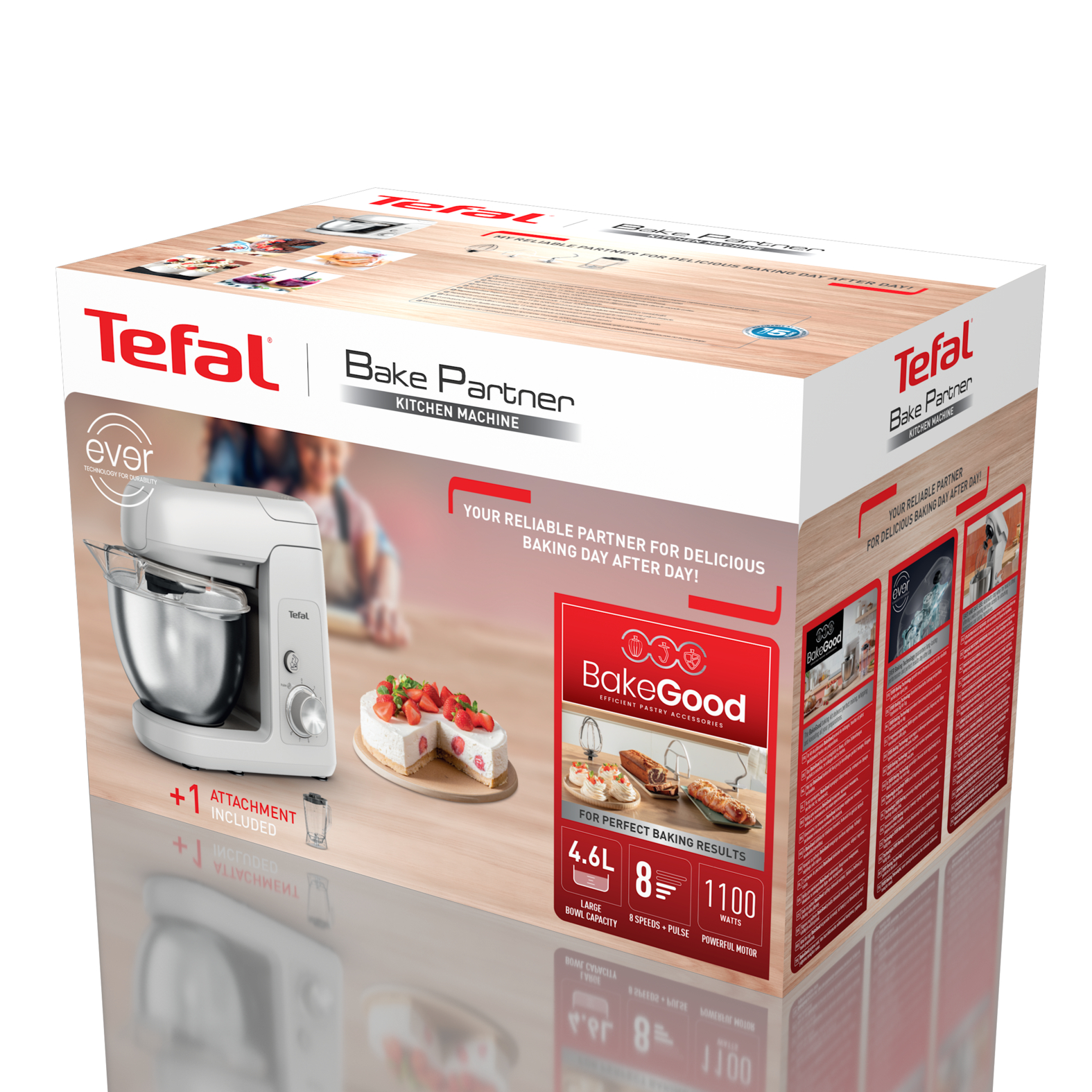 5607145 Кухонная машина Tefal Bake Partner QB521B38 серый STDN-0062105 - Вид №5