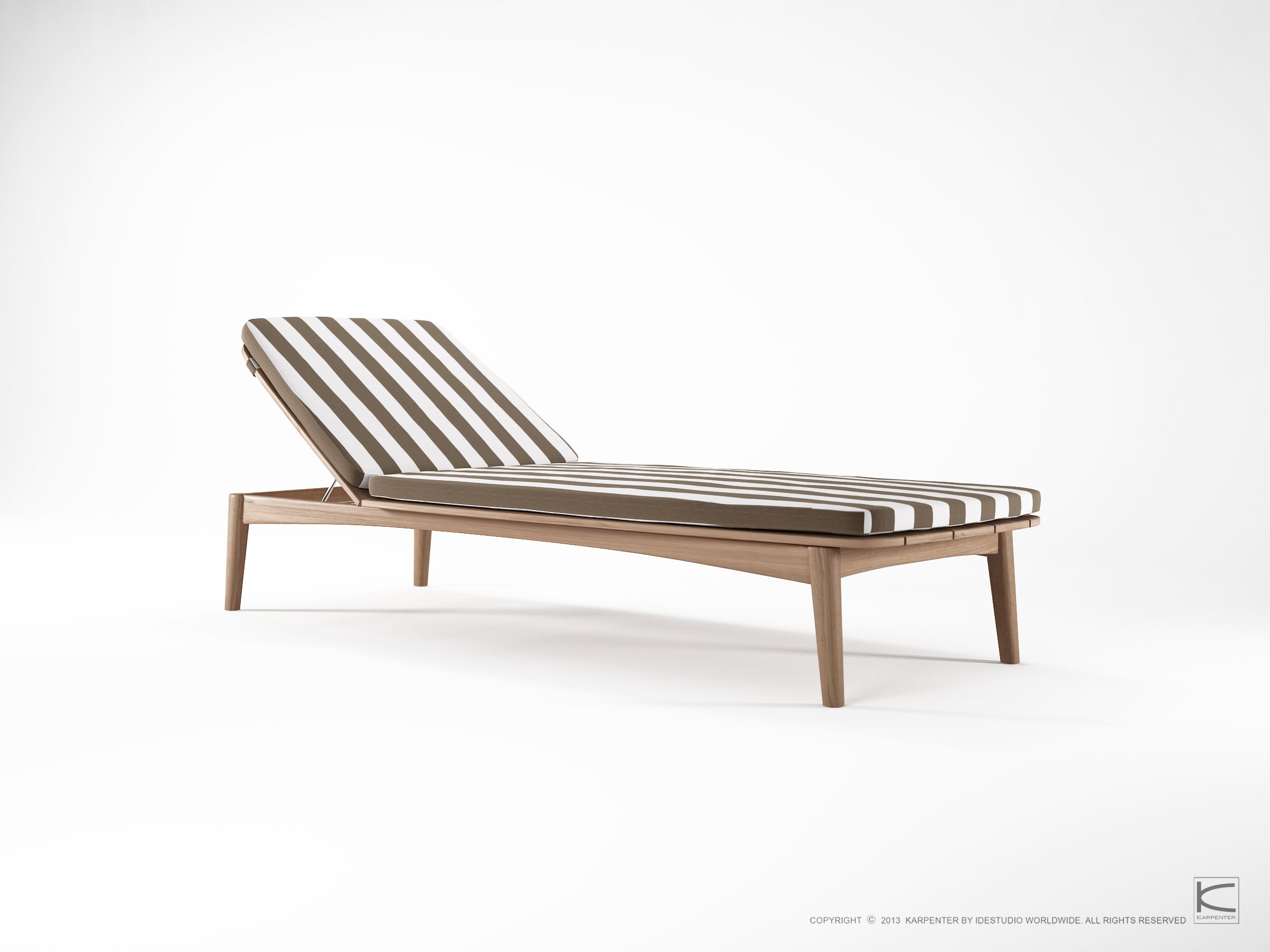 Складная садовая кровать из тикового дерева KARPENTER Grasshopper Outdoor ARCH-00014272 - Вид №9