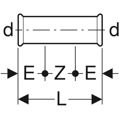 22104 Надвижная муфта Geberit Mapress из углеродистой стали Geberit  - Вид №2