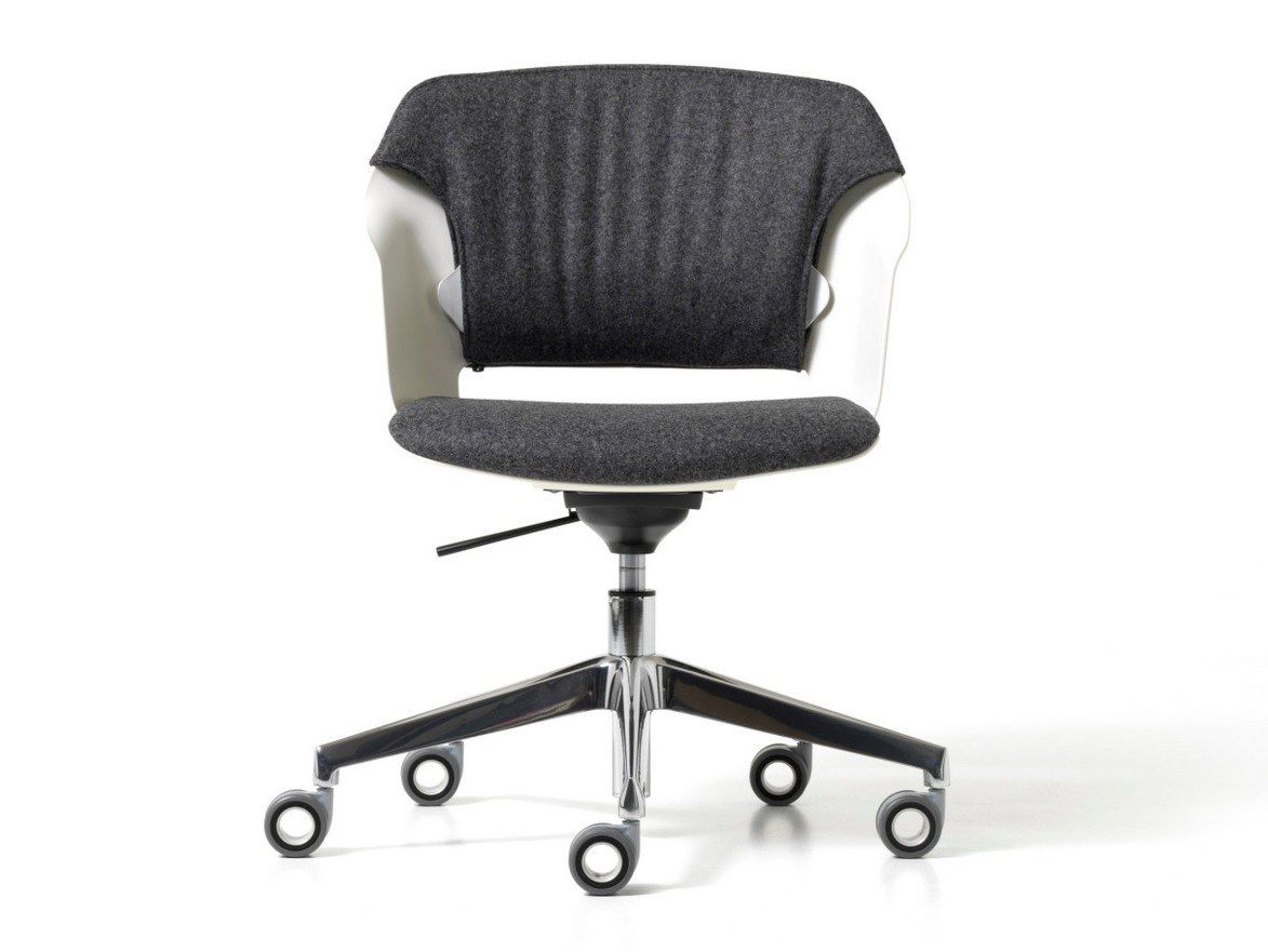 Регулируемое по высоте офисное кресло из полипропилена с колесами Diemme Clop ARCH-00108113 - Вид №7