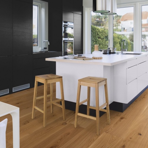 Инженерная доска Boen Chalet Traditional Live Natural Ированная Ebcx4kfd Дуб Натур с брашью (Текстурированная) 2000-4000х250 мм 2100410020 - Вид №13