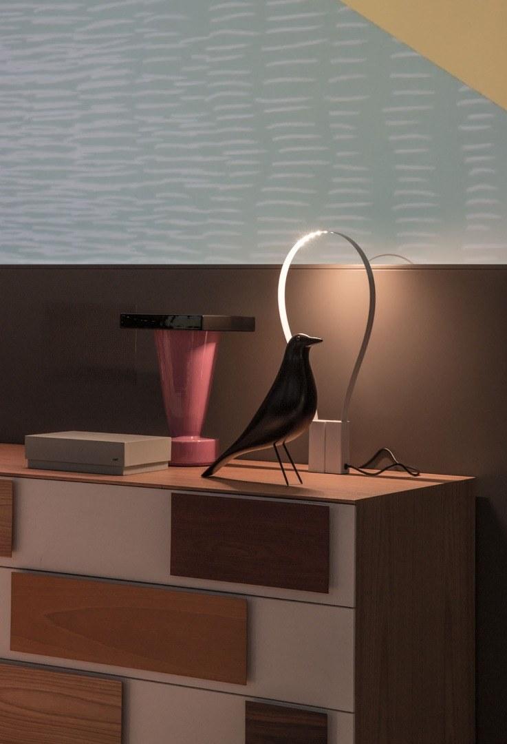 Martinelli Luce Гибкая настольная лампа из алюминия и смолы  823  - Вид №24