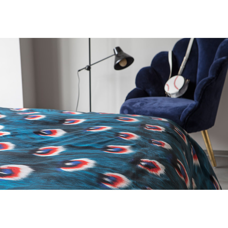 Комплект постельного белья  "Перья павлина" 200 х 220 см SNURK PEACOCKFUR200X220CM - Вид №2