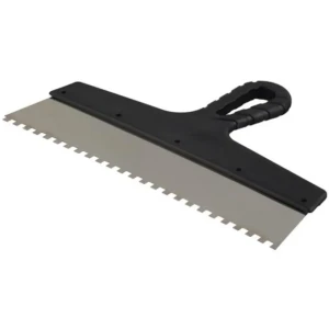 Шпатель зубчатый Jettools 300 мм нержавеющая сталь зуб 6x6 мм