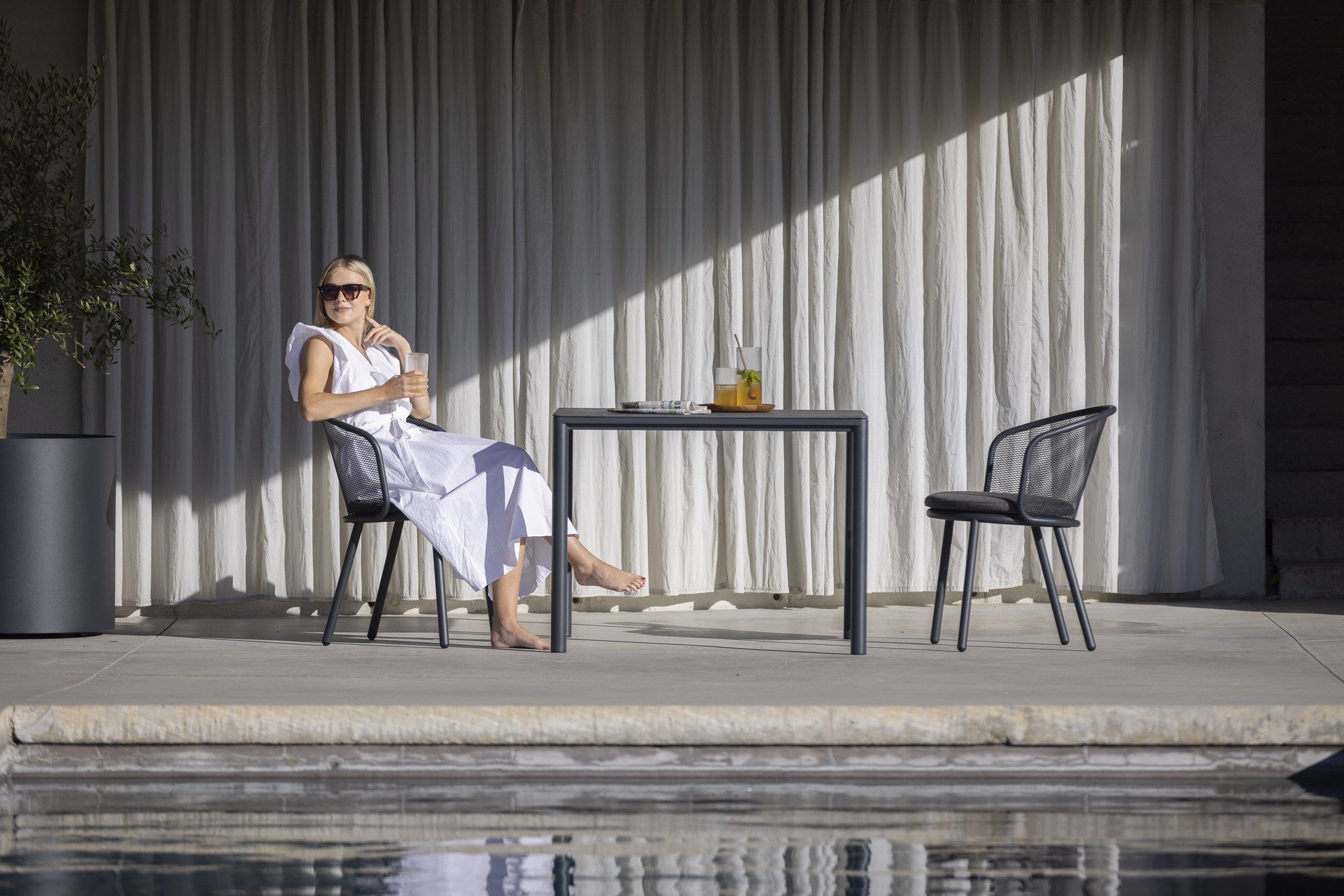 Стул из нержавеющей стали с подлокотниками Todus Baza ARCH-00076344 - Вид №16