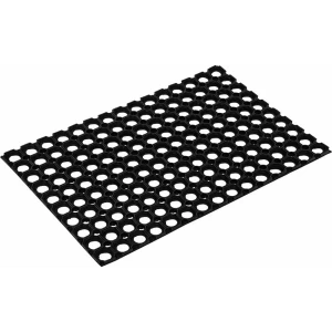 Коврик грязезащитный каучук Amigo 80x120 см цвет черный