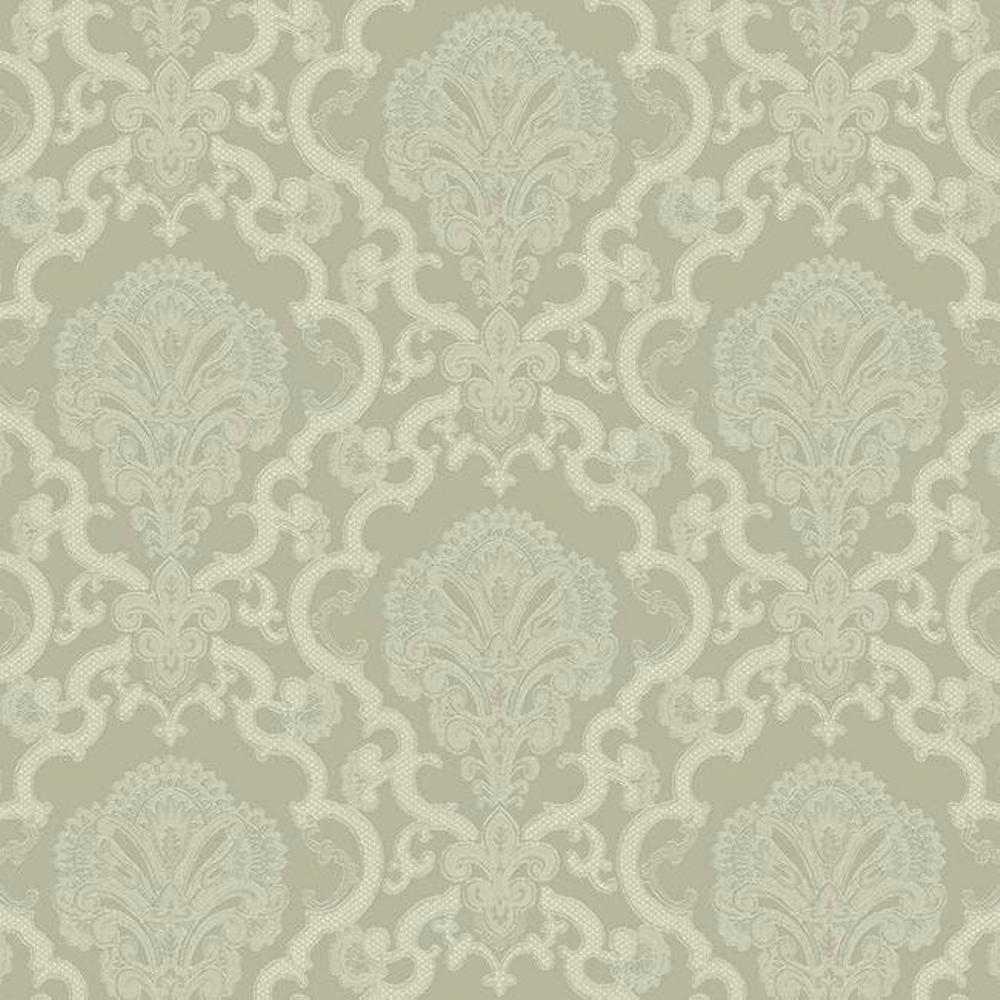 93842968 Обои бумажные коричневые WM2566 0.68 м Williamsburg STLM-0586735 YORK WALLCOVERINGS