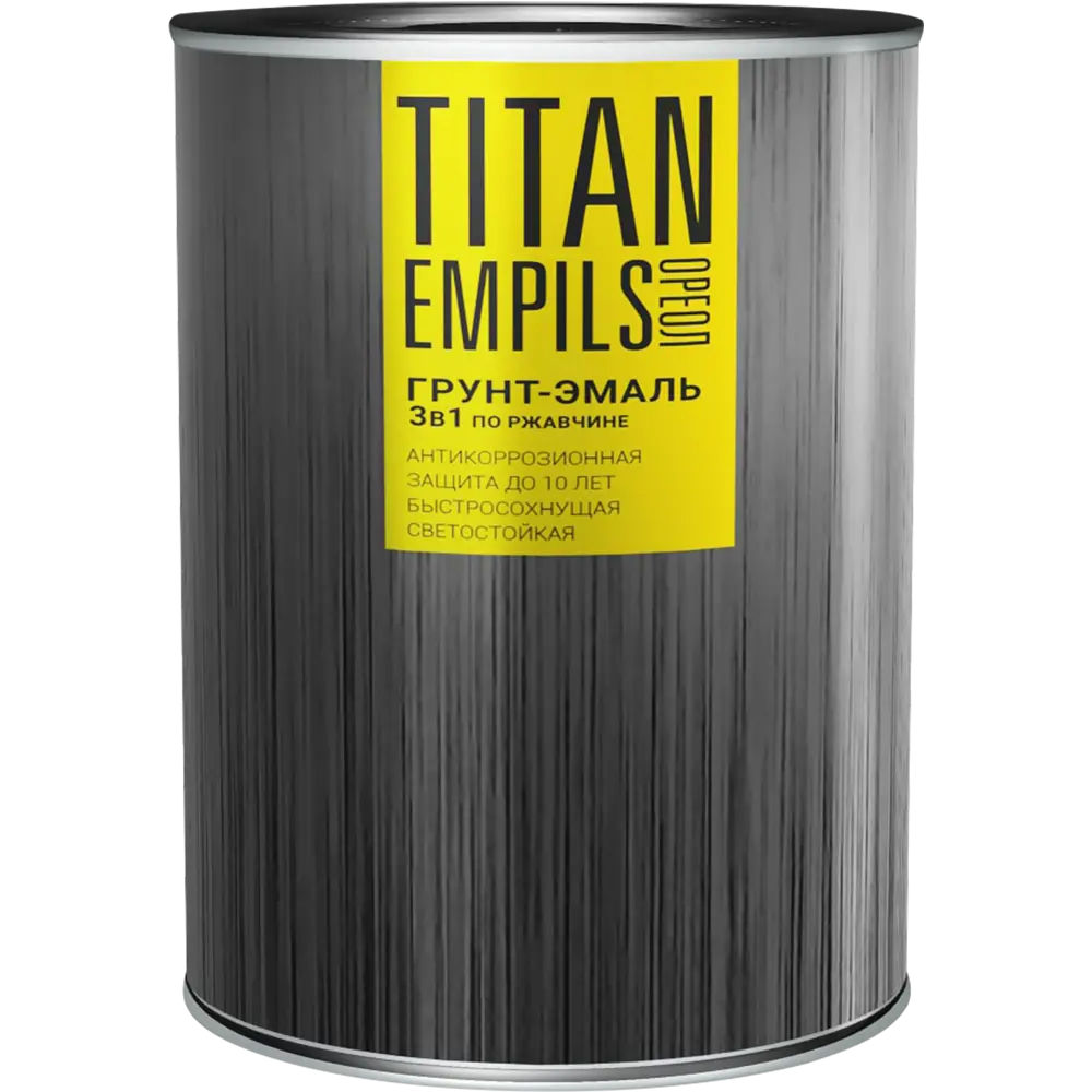 Грунт-эмаль по ржавчине Ореол Titan цвет красно-коричневый 0.9 кг 84439773 STLM-2195886  - Вид №1
