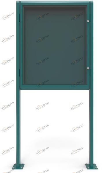 City Design Самонесущая двусторонняя доска для объявлений из алюминия с порошковым покрытием sun-id-1510684