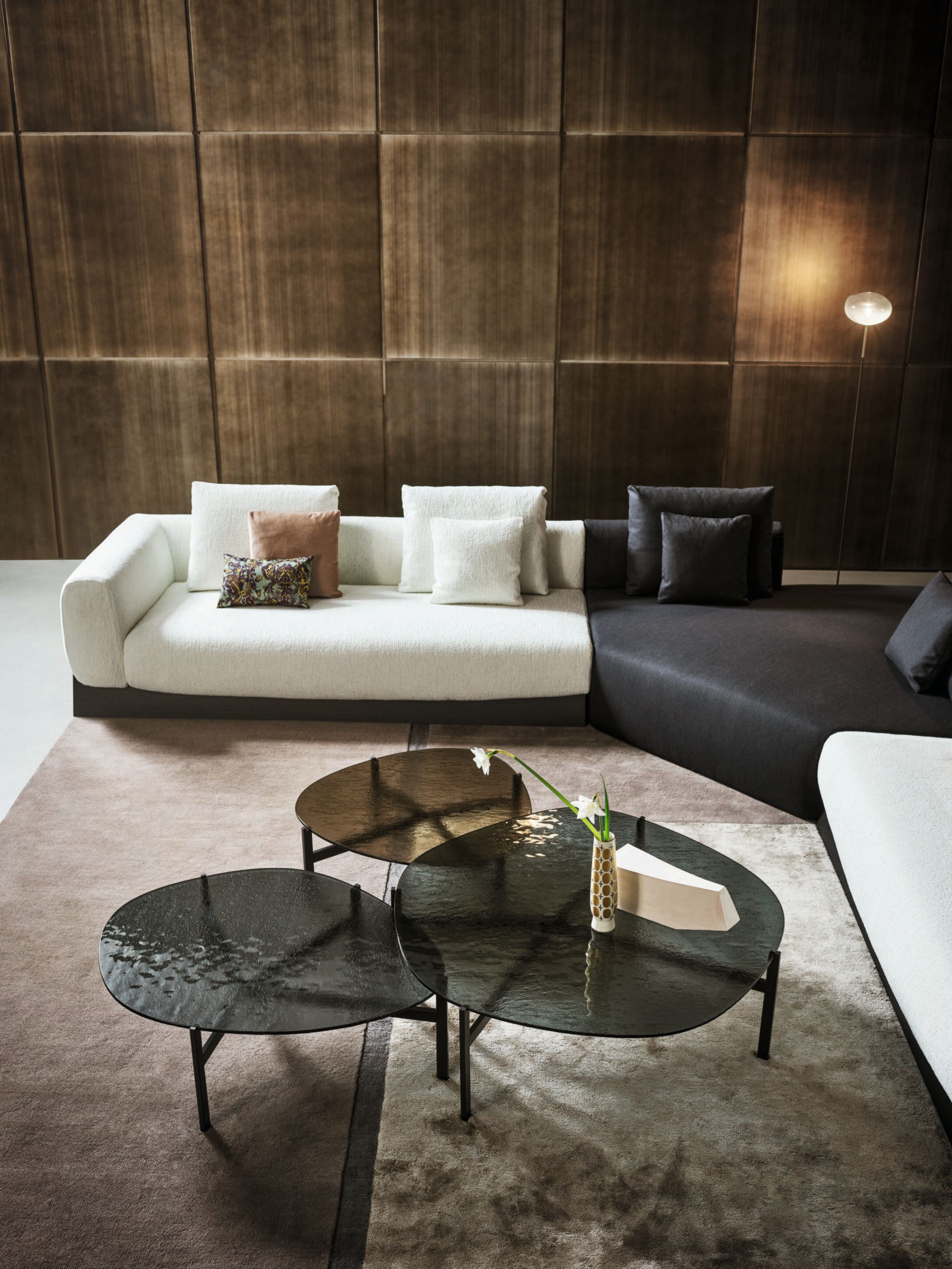 Журнальный столик из закаленного стекла BONALDO FLAC ARCH-00106783 - Вид №1