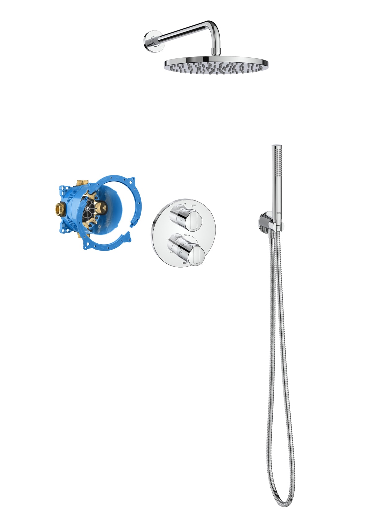 A5D1A09C00 Коробка Круглая Термостатическая Упаковка ROCA T-1000  - Вид №1