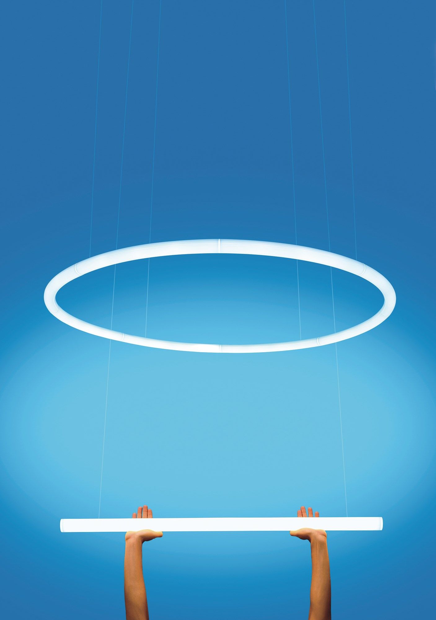 Светодиодный подвесной светильник из метакрилата Artemide Азбука света ARCH-00084230 - Вид №3