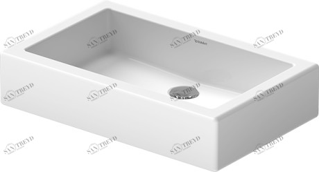 0455600000 Накладная раковина на столешницу  овальная Duravit Vero