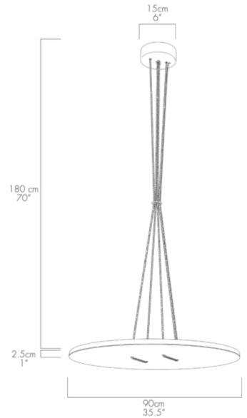 ANDlight Led подвесной светильник из акрила Button sun-id-1397344 - Вид №27