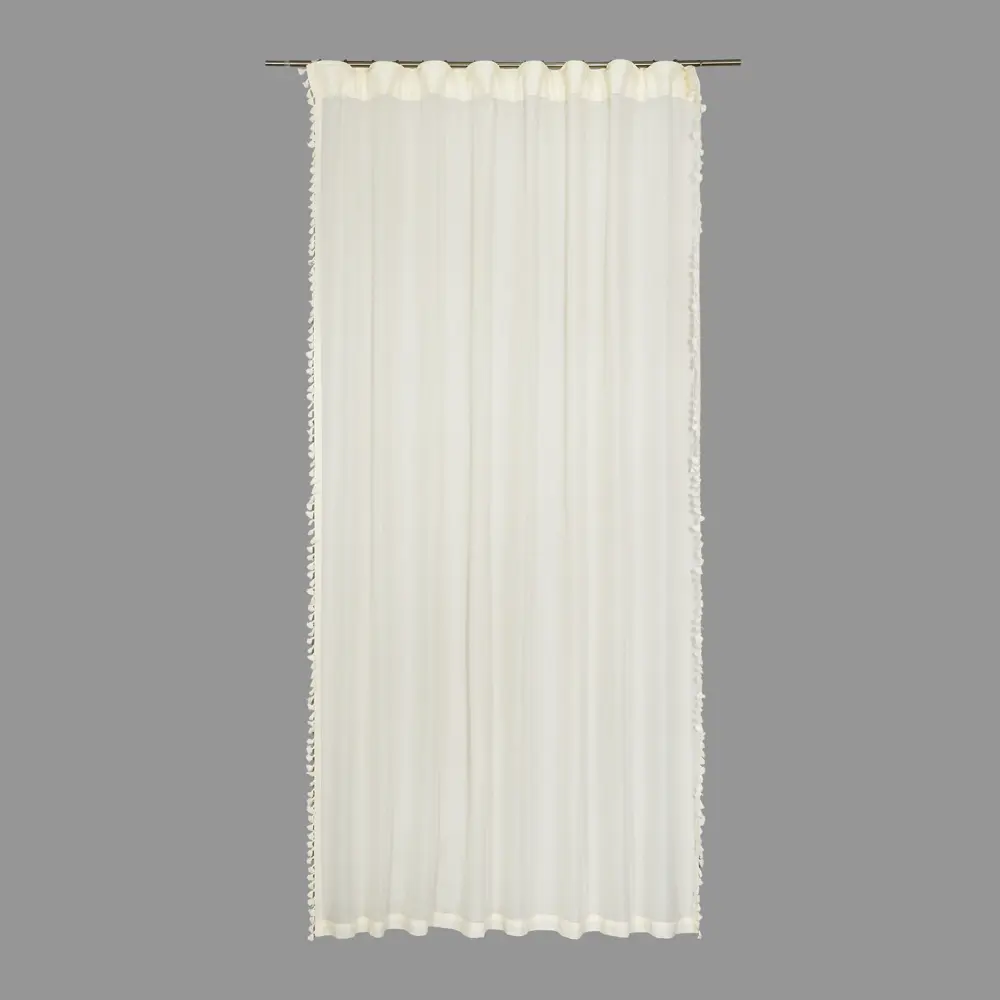 Тюль на ленте Inspire Jenna 200x280 см цвет кремовый 82493299 STLM-2026302  - Вид №1