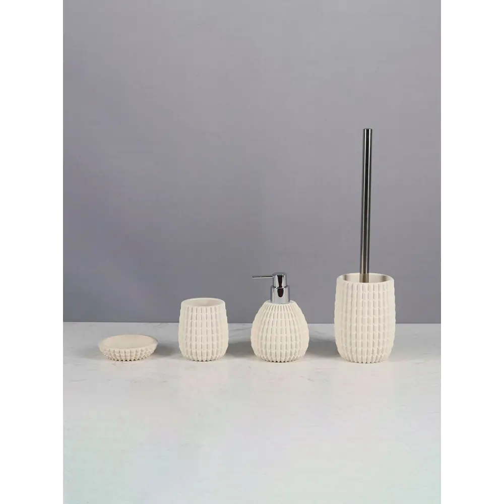 Стакан для щеток Этна из полирезина в бежевом цвете 89381054 Santreyd STLM-1582001 - Вид №2