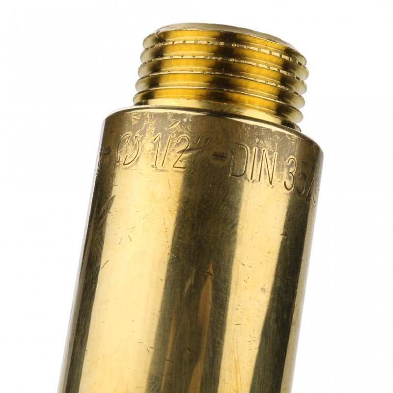 Удлинитель ВН 1/2"х100 мм латунь STOUT SFT0001012100 - Вид №2