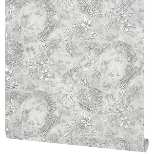 Обои флизелиновые Victoria Stenova Da Vinci серые 1.06 м VS286747