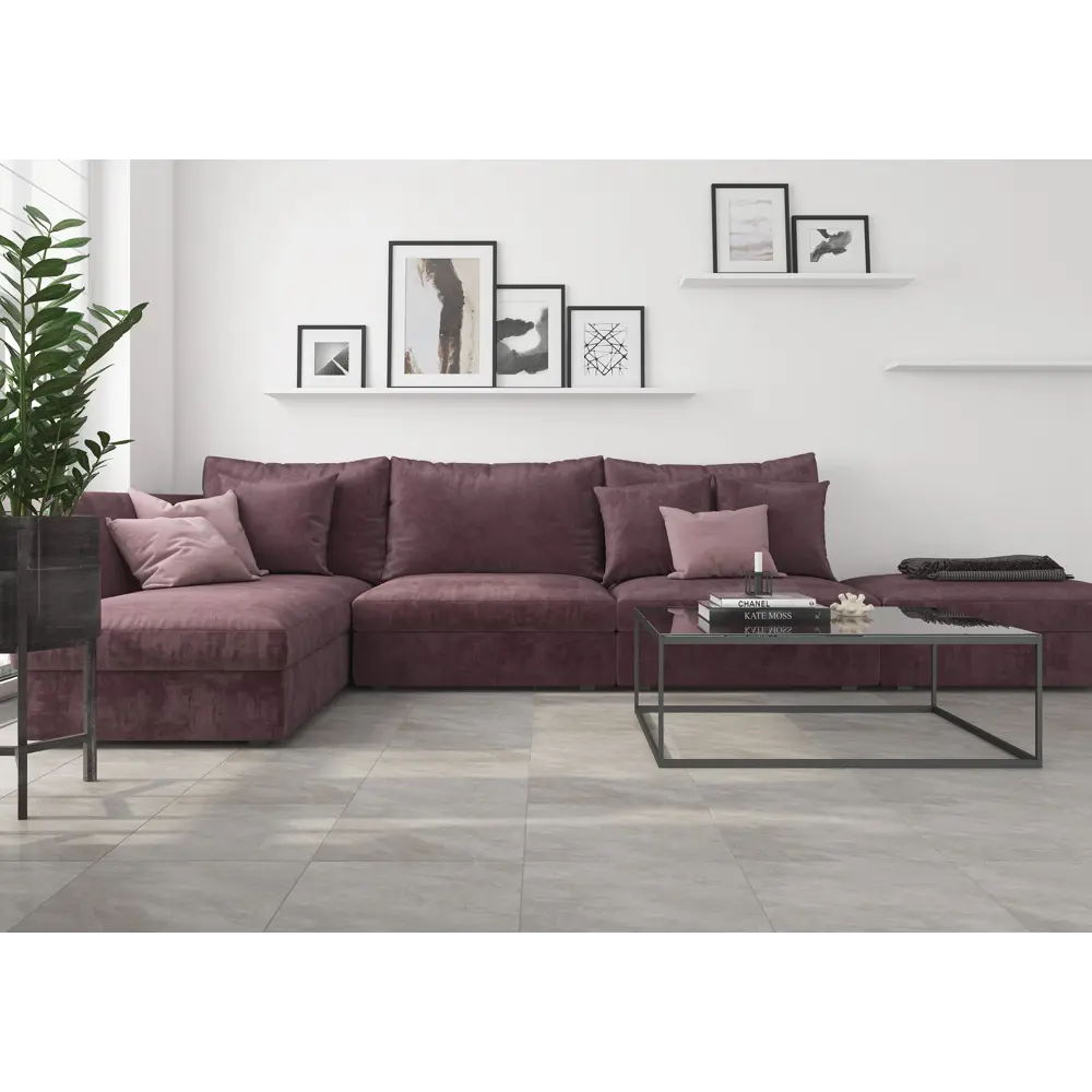 Глазурованный керамогранит Artens Canyon 42x42 см 1.587 м² матовый цвет серый 89364110 STLM-2145896 - Вид №4