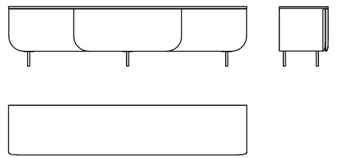 Milla & Milli Буфет из массива дерева с раздвижными дверцами Bloom sun-id-1440439 - Вид №10