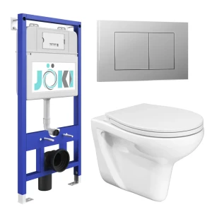 91752403 Комплект Инсталляция JK01150 Кнопка JK012519CH хром Flumen JK9011046 белый унитаз STLM-1347658
