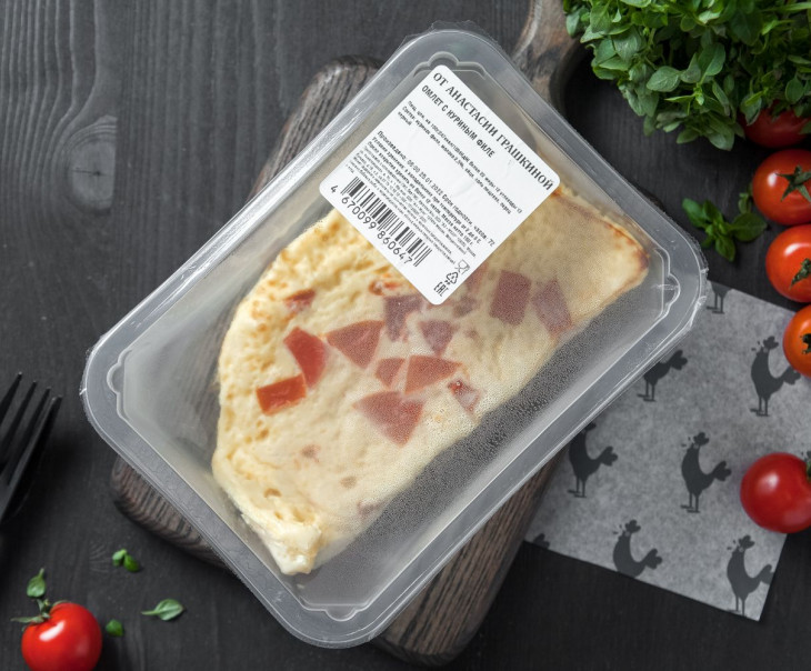 9461 Омлет с куриным филе Вкусляндия  - Вид №2