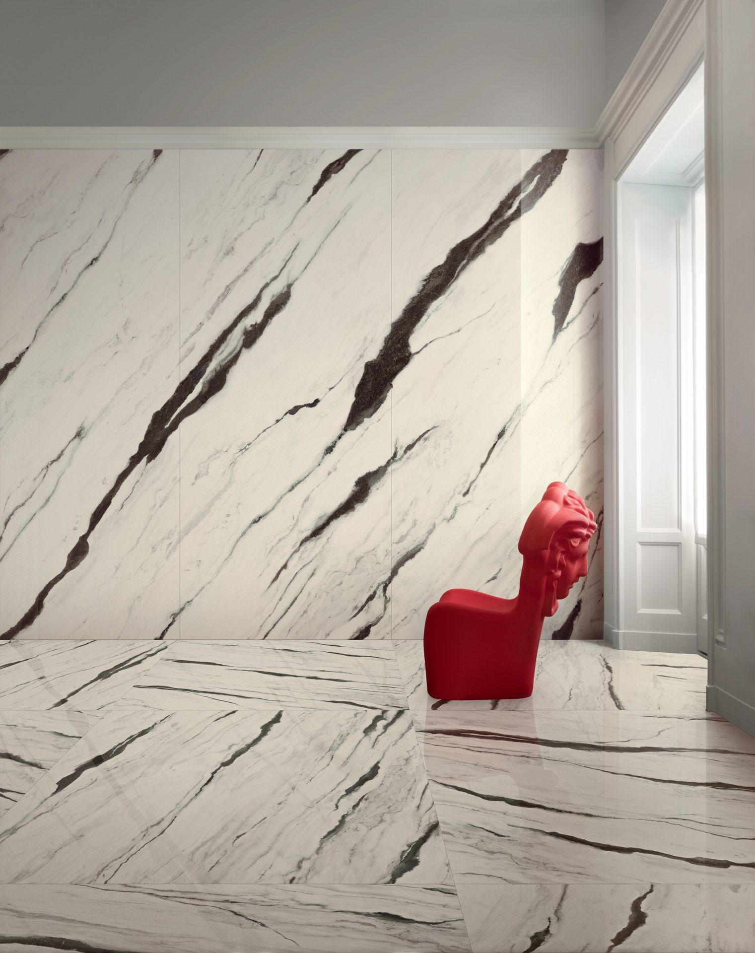 Пол / керамогранит с мраморным эффектом Versace Ceramics Maximvs ARCH-00044415 - Вид №3