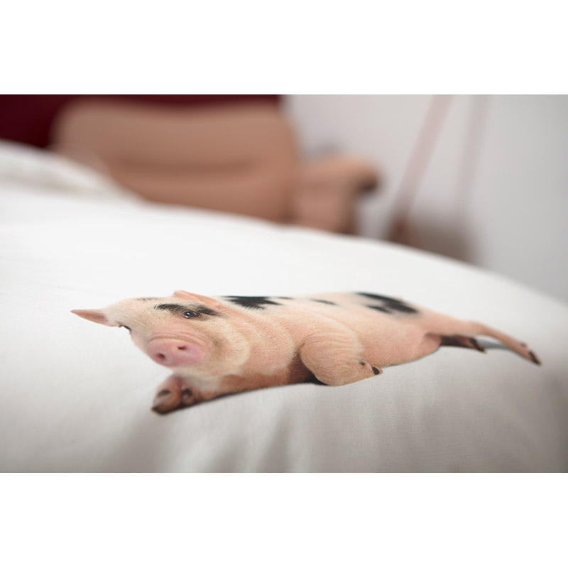 Комплект постельного белья  "Поросенок белый" 150х200 см SNURK MISSPEGGYWHITE150Х200CM - Вид №4