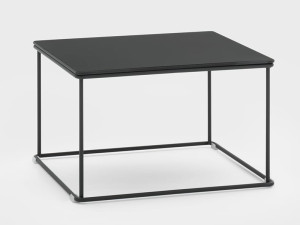Металлический низкий квадратный журнальный столик для контракта