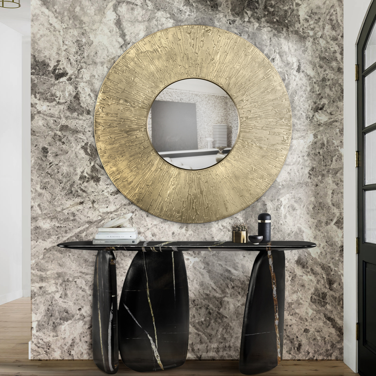 Консоли Ardara Faux-Marble Console Covethouse BRABBU  - Вид №1
