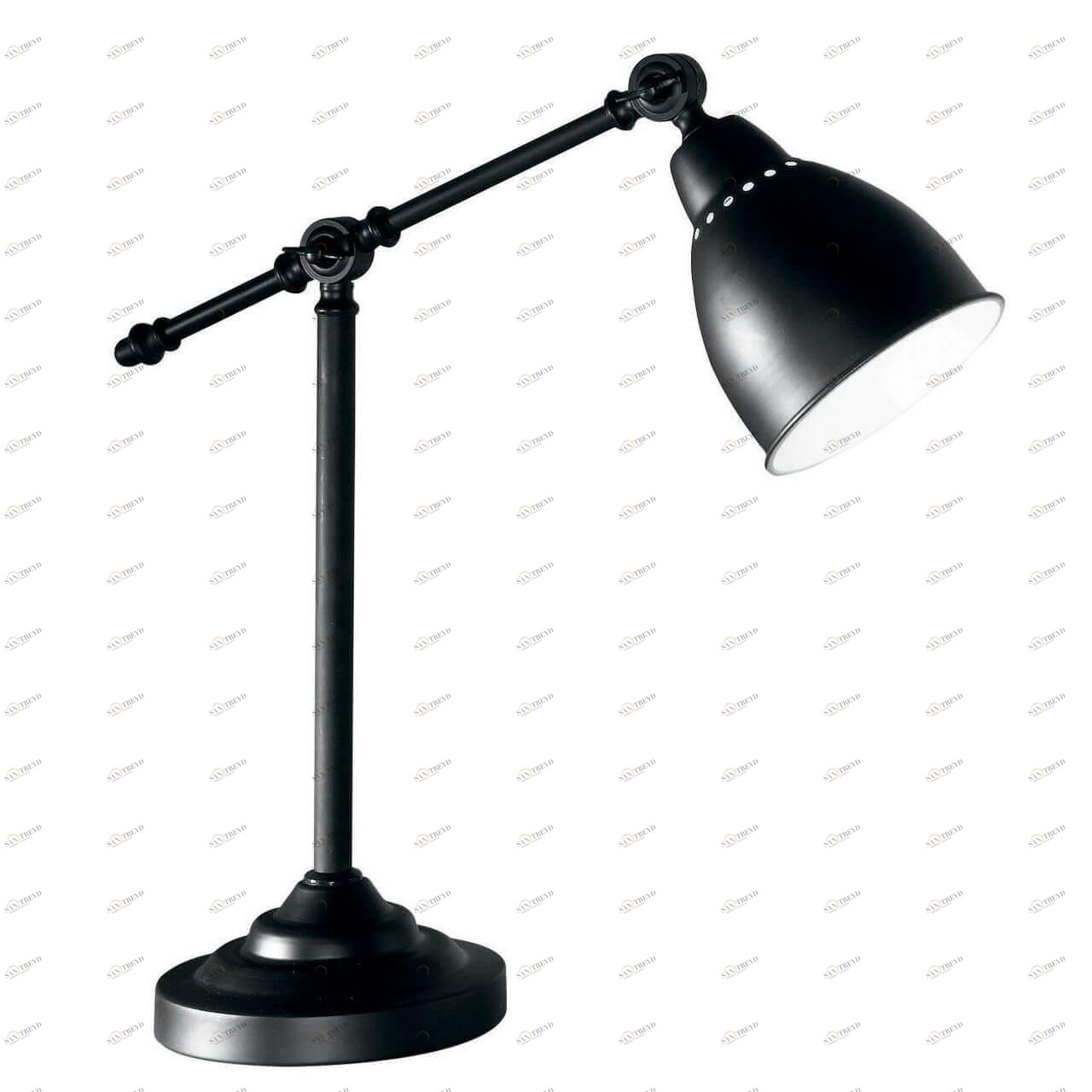 Лампа настольная черная Ideal Lux Newton TL1 Nero Newton TL1 IDEAL LUX NEWTON NERO 00-3906916 Черный 
