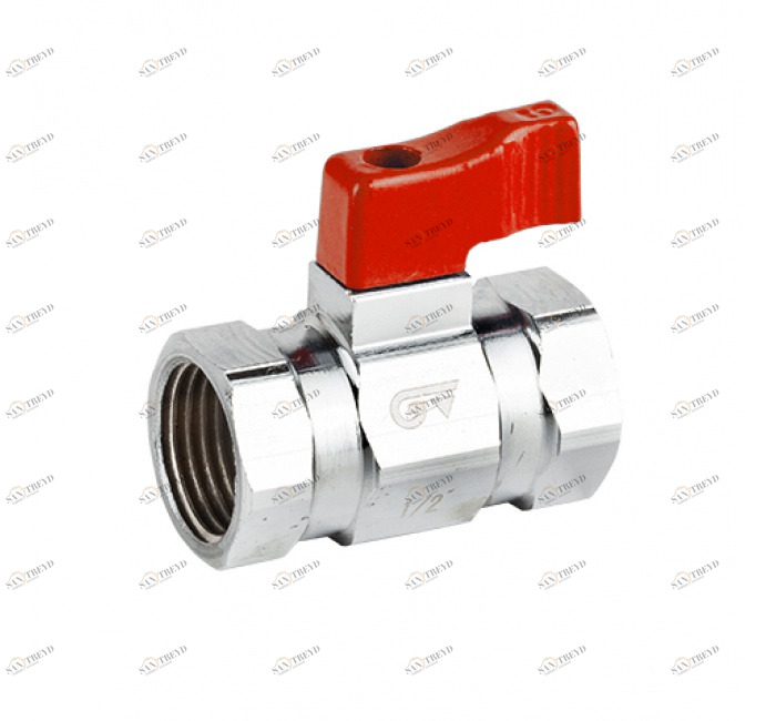 GENEBRE 3096h 05 Мини-шаровой кран (красная ручка-бабочка) 