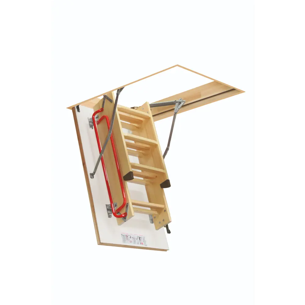 Лестница чердачная складная с секциями LWL Extra 70х130х305 см Fakro STLM-2136044 - Вид №1